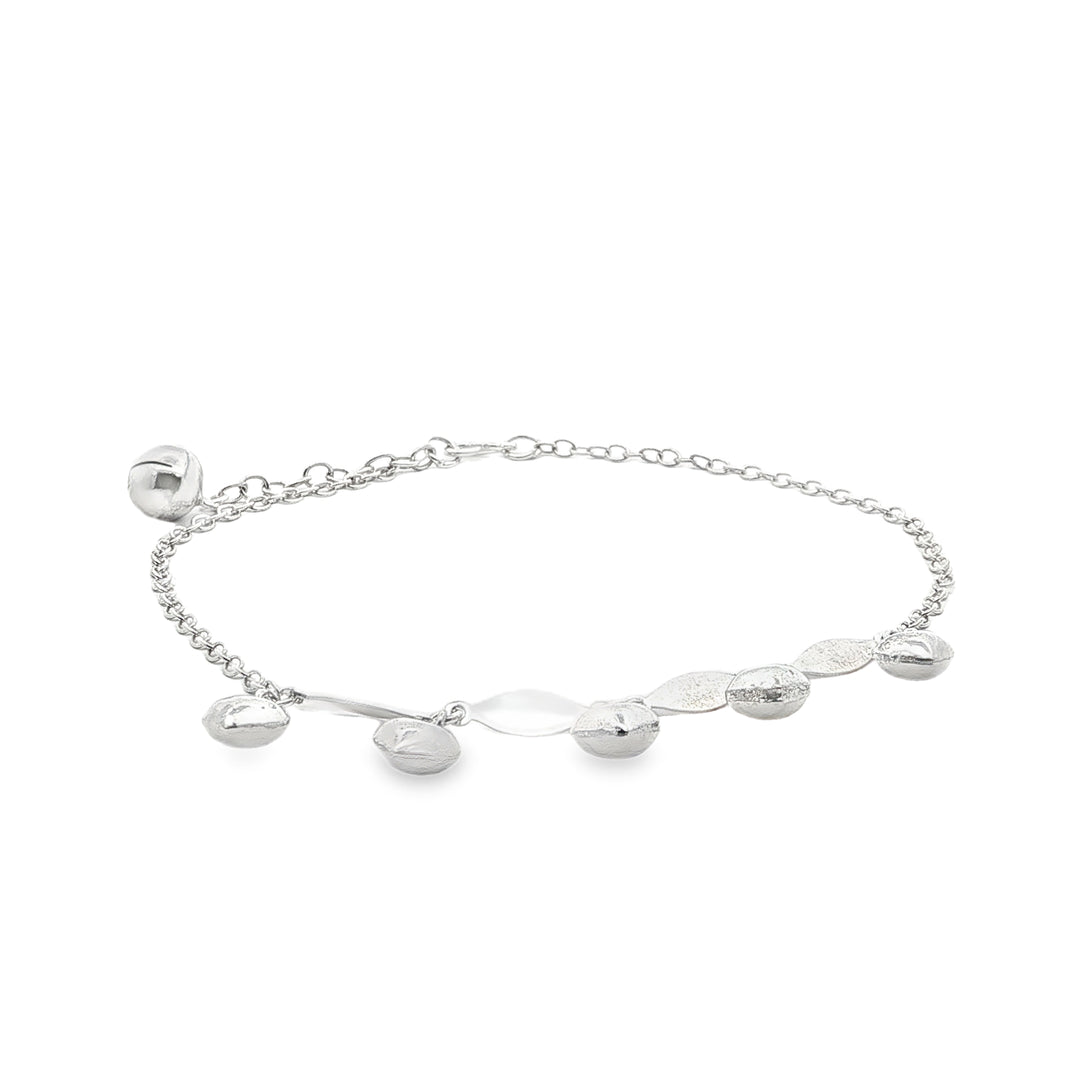 925 Sterling Silver Anklets with Adjustable Length