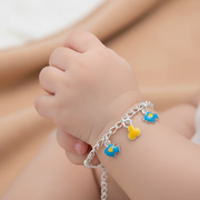One Pair Bloom Kids 925 Silver Bracelet (For Newborns to 3 years)