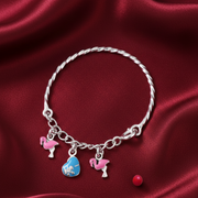 One Pair Bloom Kids 925 Silver Bracelet (For: Newborns to 3 years)