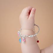 One Pair Bloom Kids 925 Silver Bracelet (For: Newborns to 3 years)