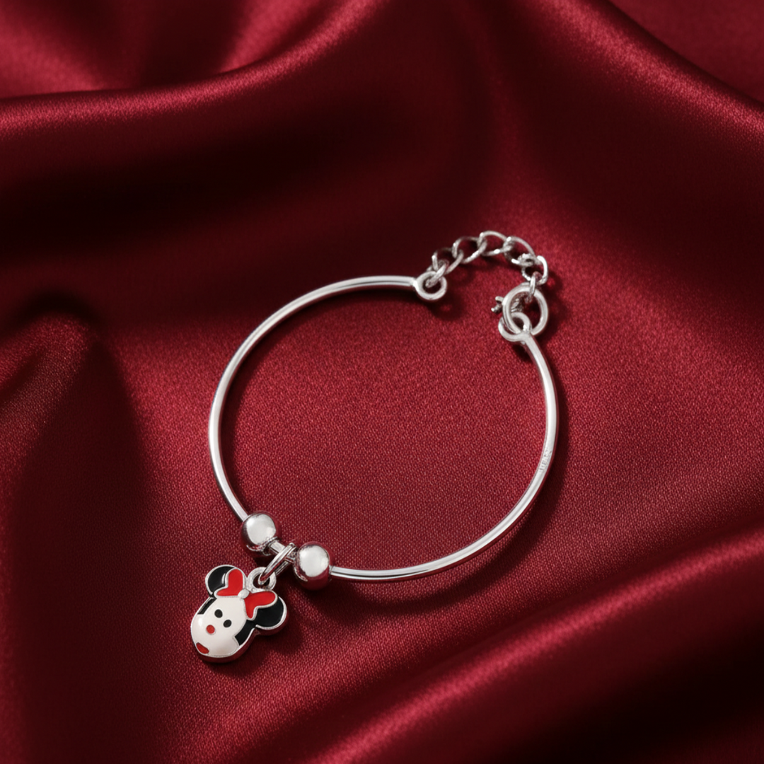 One Pair Bloom Kids 925 Silver Bracelet (For Newborns to 3 years)