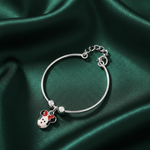 Load image into Gallery viewer, One Pair Bloom Kids 925 Silver Bracelet (For Newborns to 3 years)