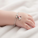 Load image into Gallery viewer, One Pair Bloom Kids 925 Silver Bracelet (For Newborns to 3 years)
