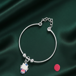 Load image into Gallery viewer, One Pair Bloom Kids 925 Silver Bracelet (Age group: Newborn to 3 years)