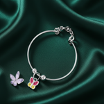 Load image into Gallery viewer, One Pair Bloom Kids 925 Silver Bracelet (Age group: Newborn to 3 years)