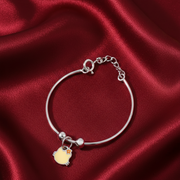 One Pair Bloom Kids 925 Silver Bracelet (Age group: Newborn to 3 years)