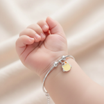 Load image into Gallery viewer, One Pair Bloom Kids 925 Silver Bracelet (Age group: Newborn to 3 years)