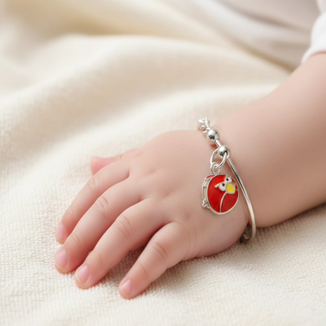One Pair Bloom Kids 925 Silver Bracelet (Newborns to 3 years)