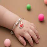 Load image into Gallery viewer, One Pair Bloom Kids 925 Silver Bracelet (Newborns to 3 years)