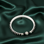 Load image into Gallery viewer, One Pair 925 Plain Silver Baby Nazariya Kada -   (ideal for Newborns to 2 years age