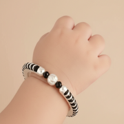 One Pair 925 Plain Silver Baby Nazariya Kada -   (ideal for Newborns to 2 years age