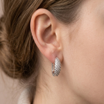Load image into Gallery viewer, Stylish 925 Sterling Silver Hoop Earrings For Women
