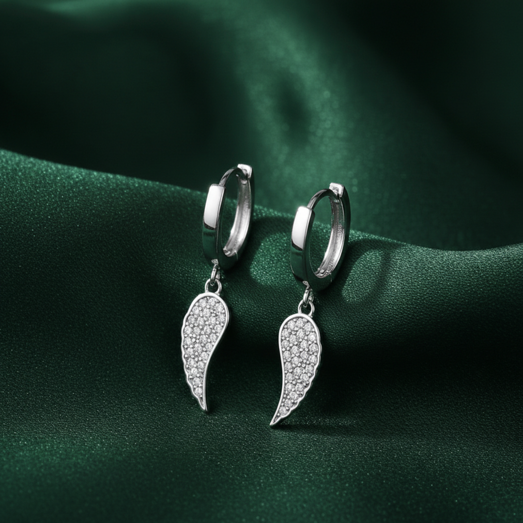 Angel Wings 925 Silver Earrings