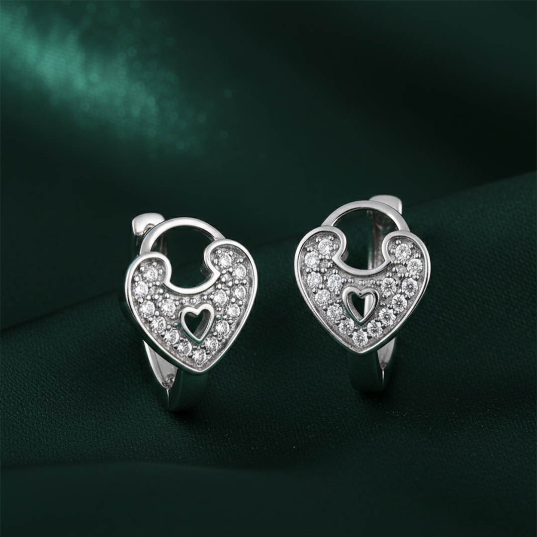 Aspen Huggies 925 Sterling Silver Earrings