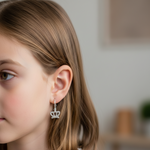 Load image into Gallery viewer, Queen's Crown Bali 925 Sterling Silver Earrings