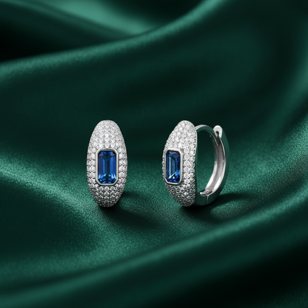 Hoops De Luv 925 Silver Earrings