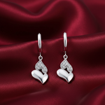 Load image into Gallery viewer, Love duo 925 Silver Bali Earring