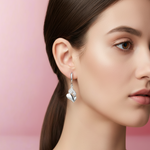 Load image into Gallery viewer, Love duo 925 Silver Bali Earring