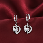 Load image into Gallery viewer, Heart Bali 925 Silver Earrings
