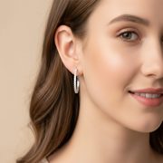 Classic Milligrain Hoops 925 Sterling Silver Earrings