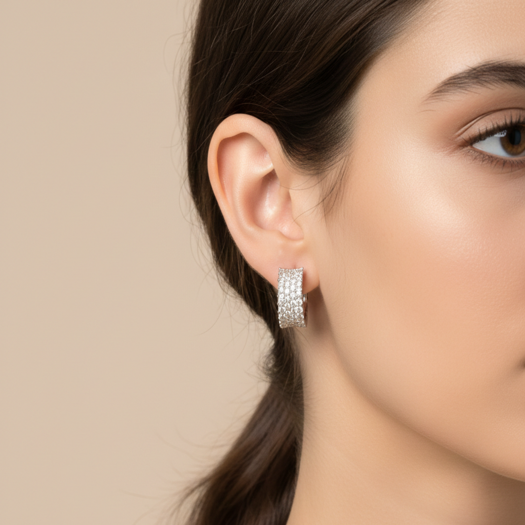 Glamour Bali 925 Silver Earrings