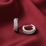 Load image into Gallery viewer, Moon Bali 925 Silver Earrings