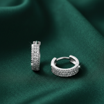 Load image into Gallery viewer, Moon Bali 925 Silver Earrings