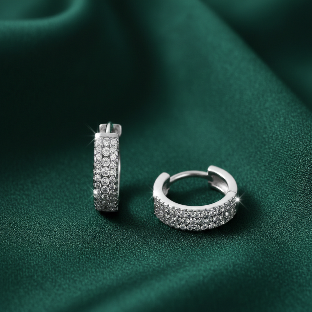 Moon Bali 925 Silver Earrings