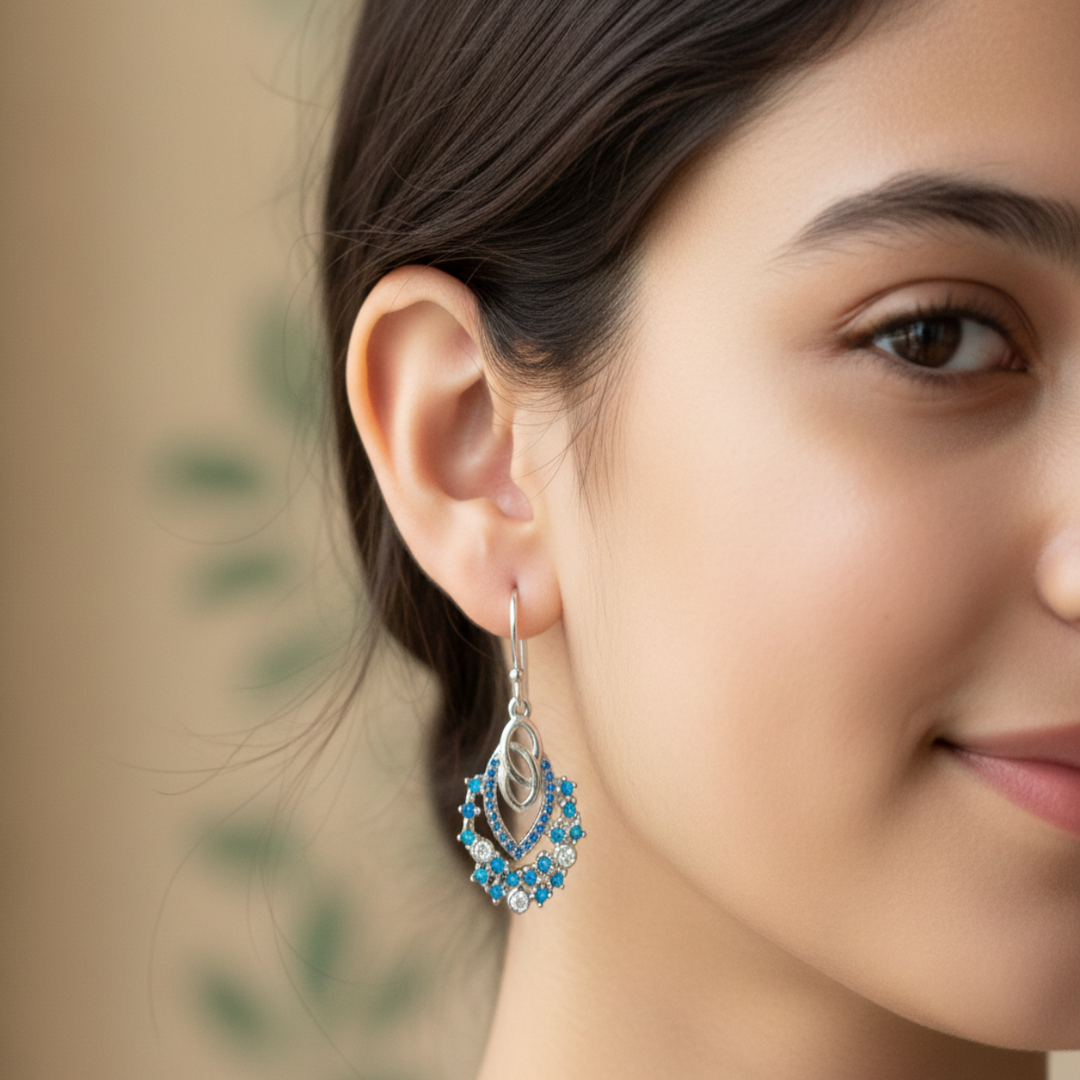 Mogra 925 Silver Earrings