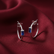 Mohini Blue Bali 925 Sterling Silver Earrings