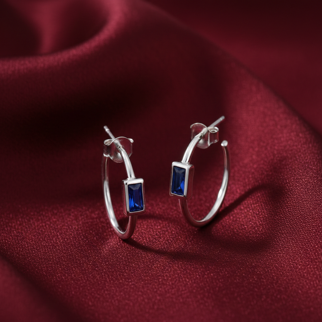 Mohini 925 Silver Bali Earring