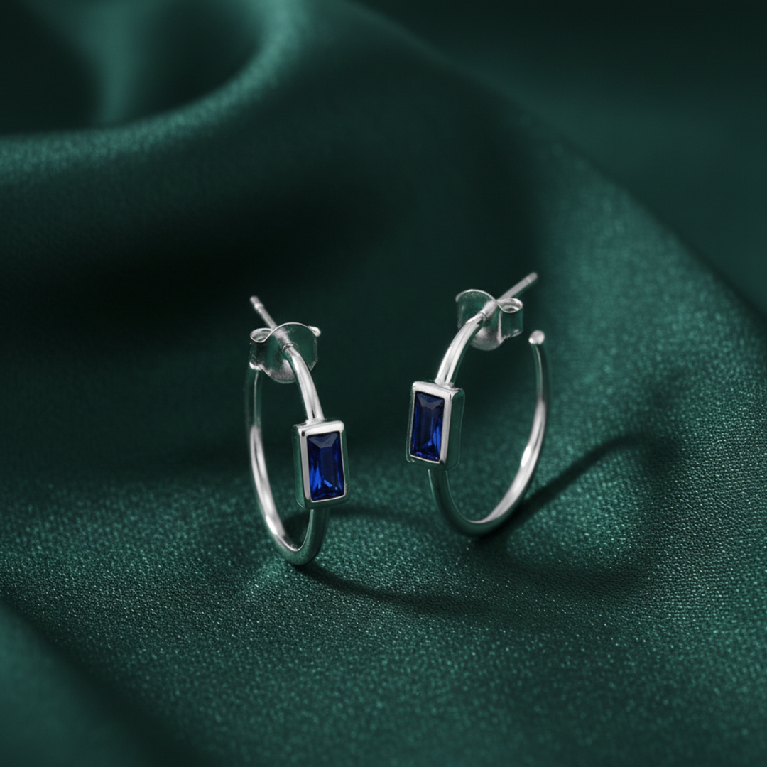 Mohini 925 Silver Bali Earring