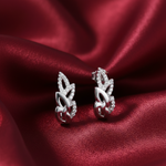 Load image into Gallery viewer, Leafy Stud 925 Silver Earrings