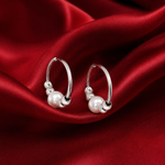 Load image into Gallery viewer, Stylish 925 Sterling Silver Hoop Earrings For Women