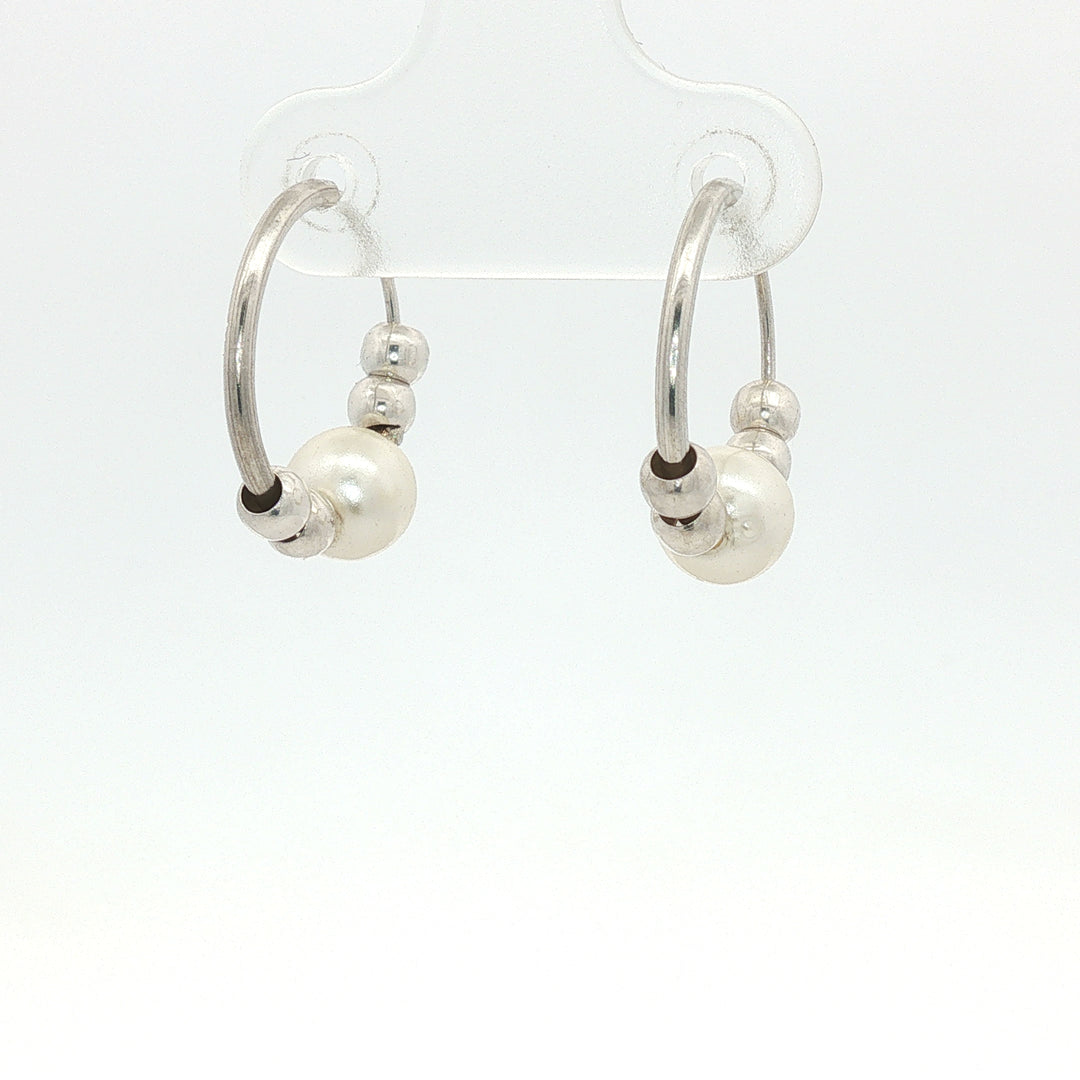 Stylish 925 Sterling Silver Hoop Earrings For Women