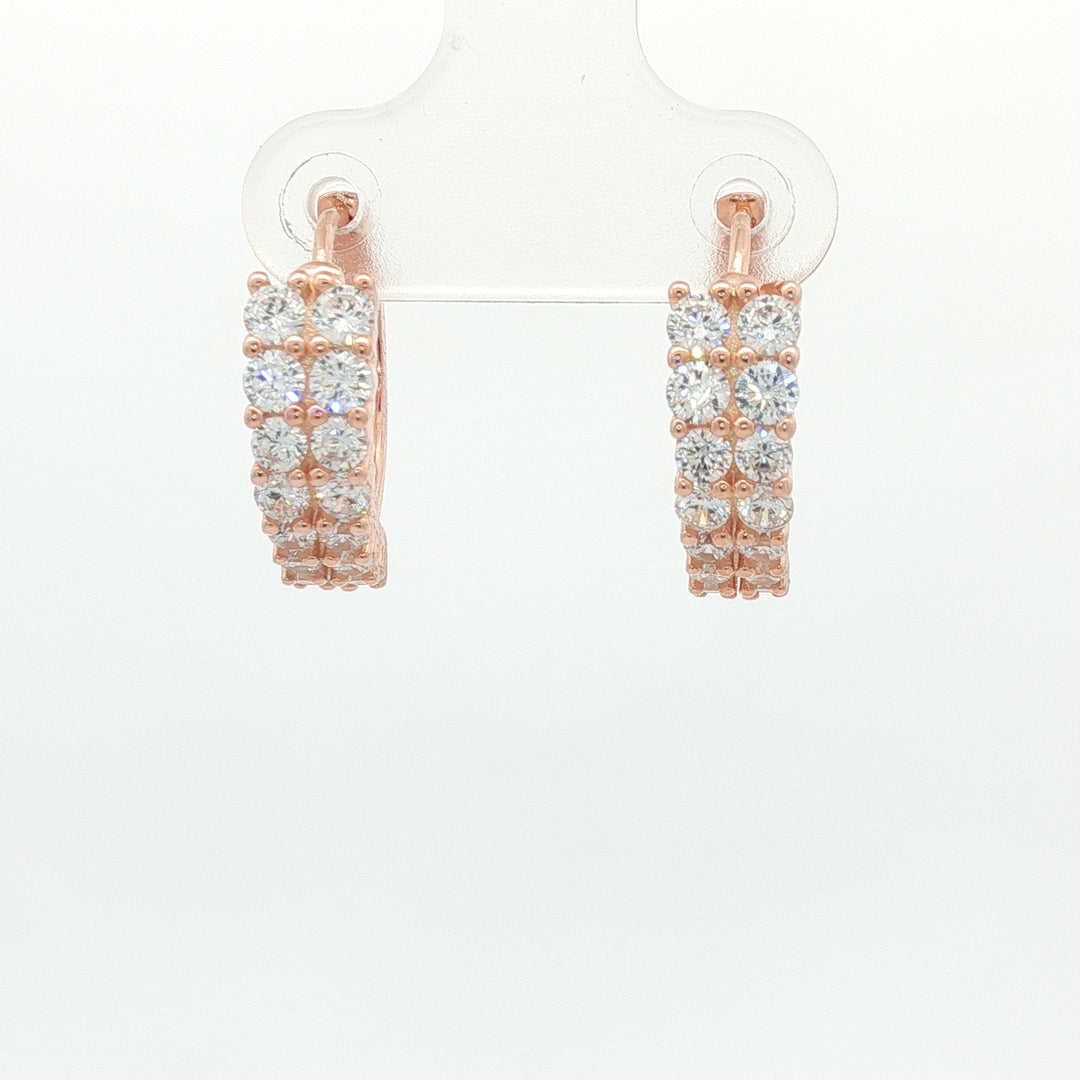 Stylish 925 Sterling Silver Hoop Earrings For Women
