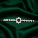 Load image into Gallery viewer, Floral 925 Sterling Silver Bracelet With Adjustable Length