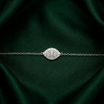 Load image into Gallery viewer, Marquise 925 Silver Bracelet Adjustable Length