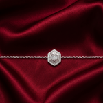Load image into Gallery viewer, Floral 925 Silver Bracelet Adjustable Length