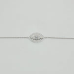 Load image into Gallery viewer, Marquise 925 Silver Bracelet Adjustable Length
