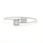 Load image into Gallery viewer, Elegant 925 Sterling Silver Openable Free-Size Bracelet for Women
