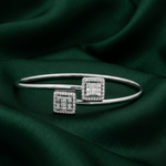 Load image into Gallery viewer, Elegant 925 Sterling Silver Openable Free-Size Bracelet for Women