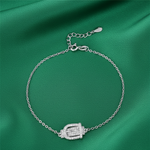 Load image into Gallery viewer, Buckle up 925 Sterling Silver Bracelet with Adjustable length