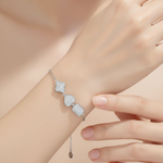 Load image into Gallery viewer, Silver Mist 925 Sterling Silver Bracelet with Adjustable Length