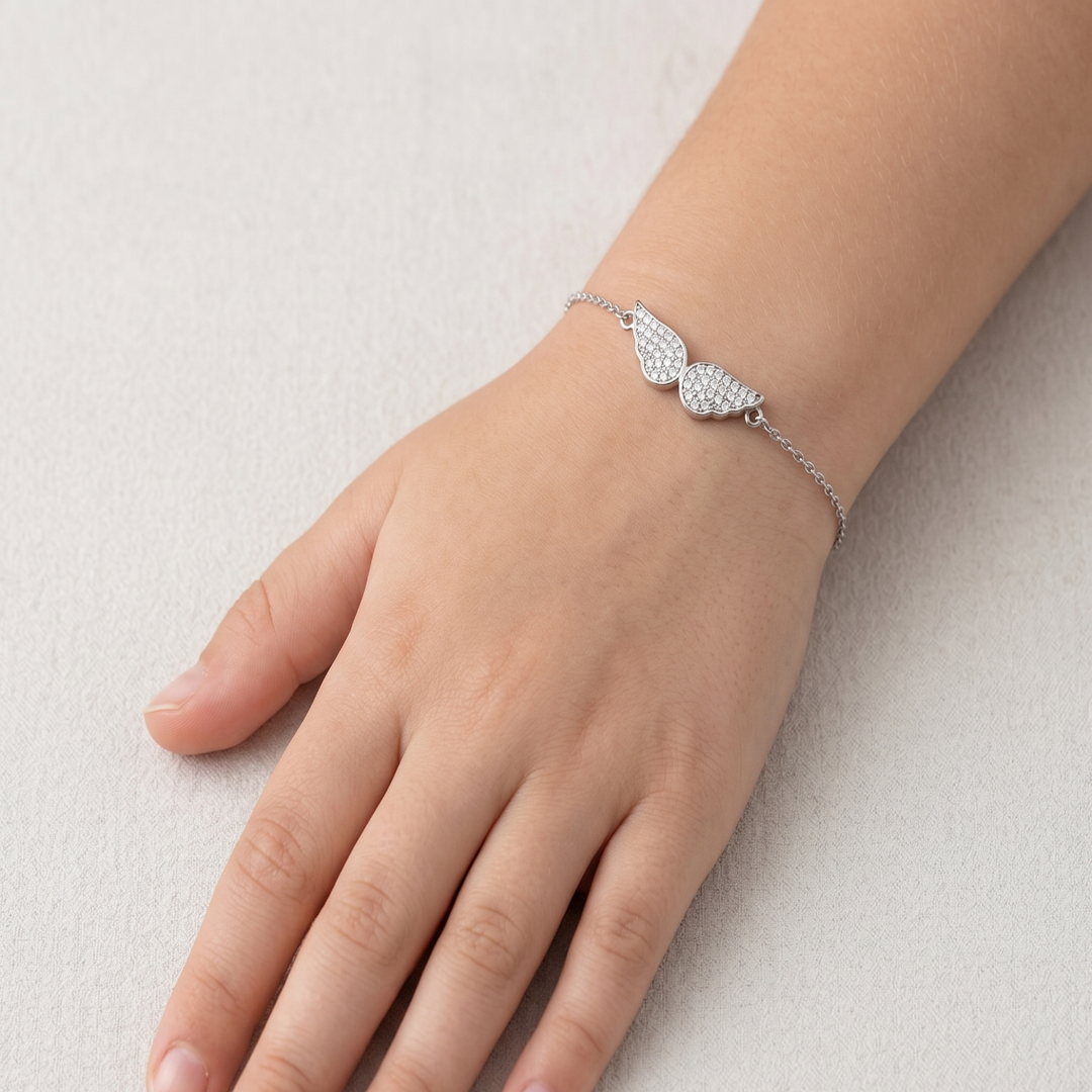 Elegant 925 Sterling Silver Butterfly Adjustable Length Bracelet