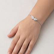 Elegant 925 Sterling Silver Butterfly Adjustable Length Bracelet