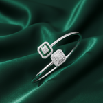 Load image into Gallery viewer, Dual Element 925 Silver Bracelet TBR-771