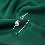 Load image into Gallery viewer, Prosperity 925 Silver Bracelet Openable Free Size