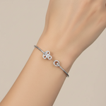 Load image into Gallery viewer, Prosperity 925 Silver Bracelet Openable Free Size