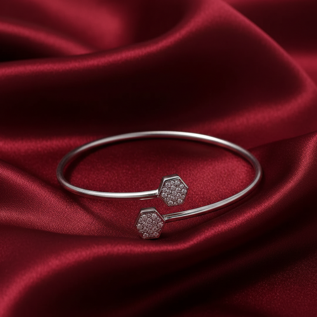 Morendale 925 Silver Bangle TBR-807